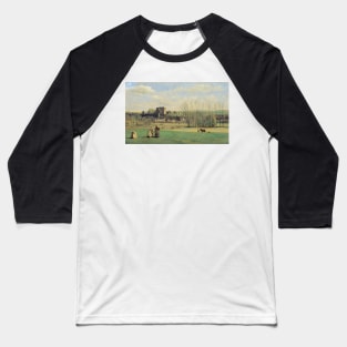 Landscape of La Ferte-Milon by Jean-Baptiste-Camille Corot Baseball T-Shirt